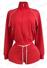 Load image into Gallery viewer, Reina Bella Royal Short Tracksuits
