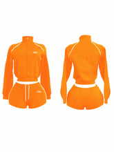 Load image into Gallery viewer, Reina Bella Fall Short Tracksuit
